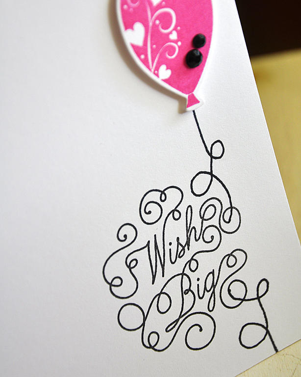 Wish Big Balloon Card Detail