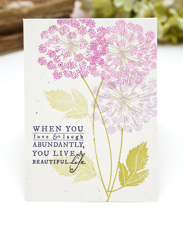 Supplies<br />
<br />
Stamps: Meadow Greens<br />
Ink: hibiscus burst, lavender moon,...
