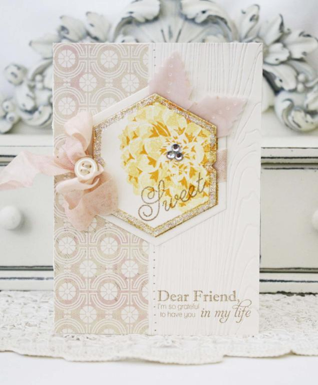 Papertrey Ink Supplies Used:<br />
Stamps:<br />
Delightful Dahlia Additions, Scrolling...