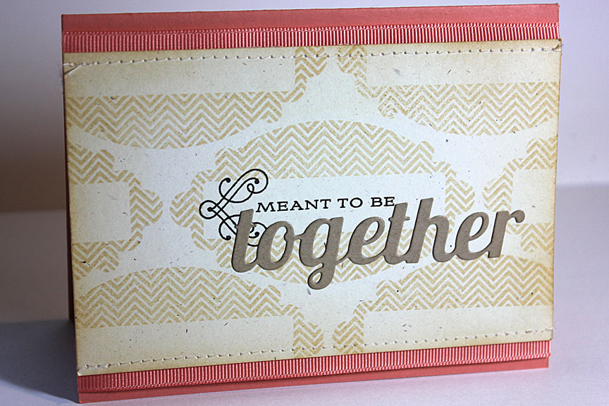 size: 5 1/2&quot; x 4 1/4&quot;<br />
<br />
stamps: Wonderful Words: Together, Mat Stack 6...