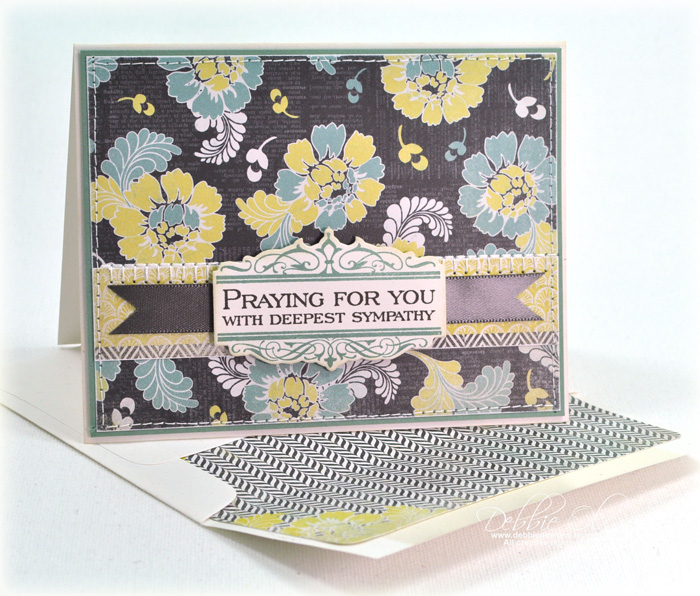 Stamps: Boutique Borders: Sympathy<br />
Cardstock: Ocean Tides, Rustic White<br />
Ink: Ocean...