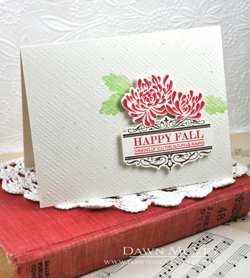 Paper: rustic cream<br />
Stamps: Mum&#039;s the Word, Boutique Borders: Sympathy<br />
Ink:...