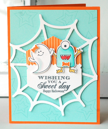 stamps:  polka dot parade #7, Tremendous Treats: Halloween, Trick or Treat<br />
ink:  True...