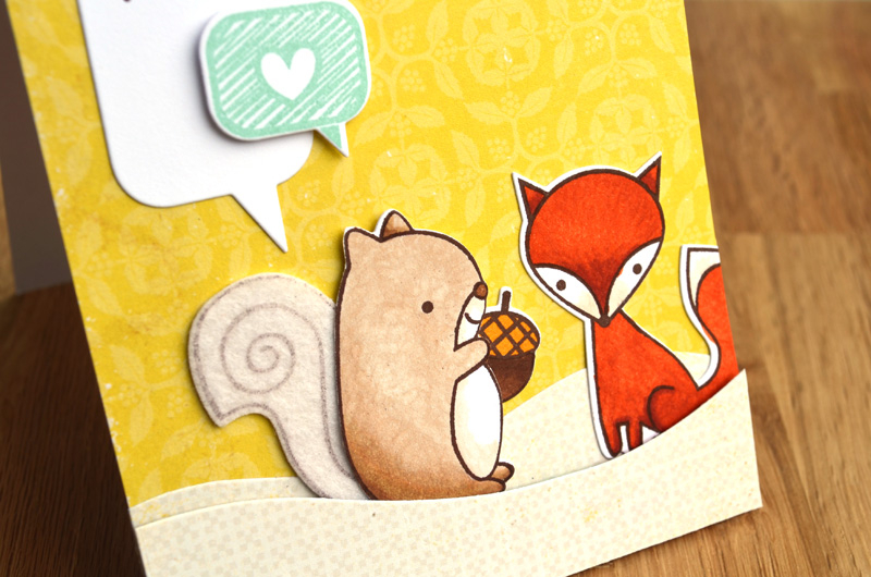 {Nuts About You} card <br />
<br />
Stamps - Nuts For You<br />
Die - Nuts For You, Bubble...
