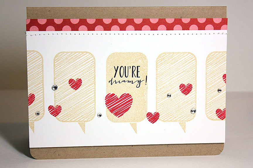 size: 5 1/2&quot; x 4 1/4&quot;<br />
<br />
stamps: Bubble Talk<br />
<br />
ink: True...