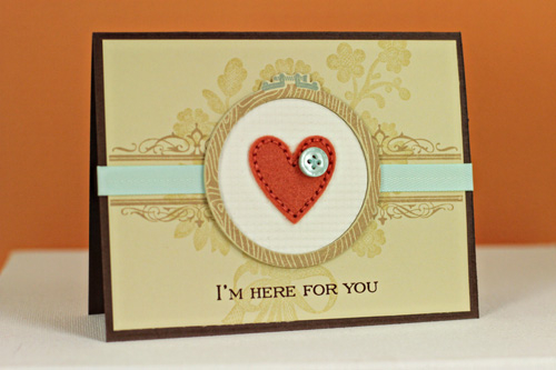 Stamps: Boutique Borders: Sympathy, Lace Bouquet, Stitched <br />
<br />
Sentiments<br />...