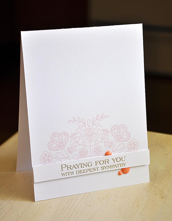 Praying For You Card