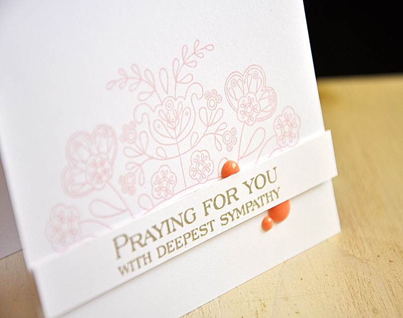 Praying For You Card Detail