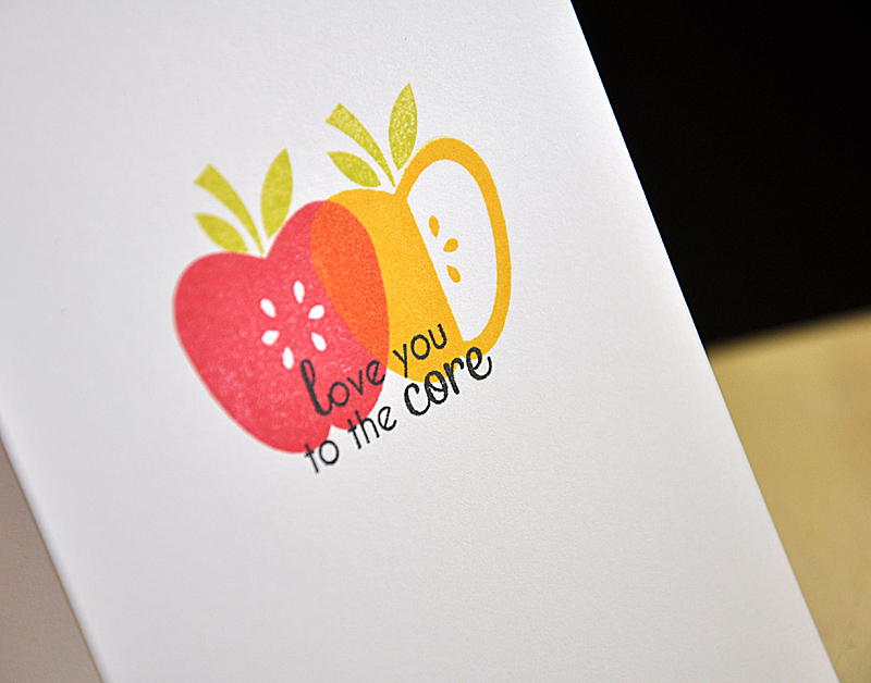 Love You to the Core Card Detail