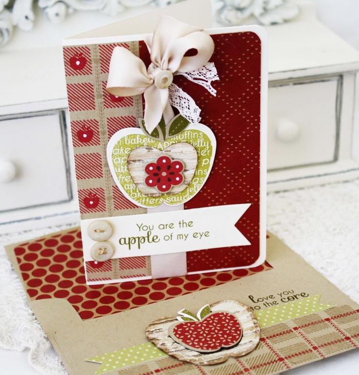 Papertrey Ink Supplies Used:<br />
Stamps:<br />
Apple Prints and Autumn Pattern Pieces<br />...
