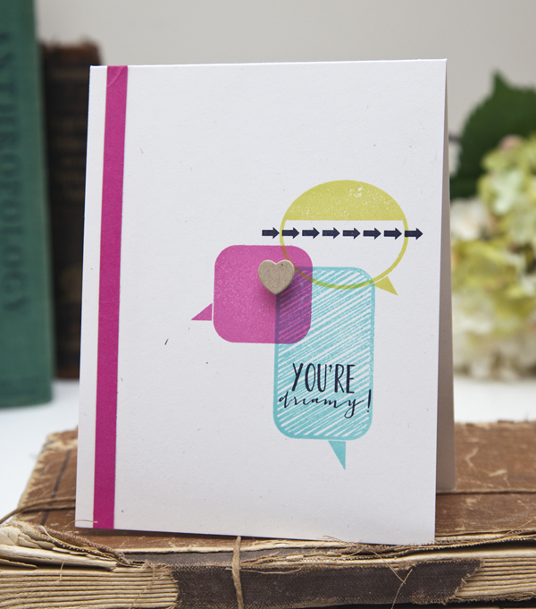 Supplies<br />
<br />
Stamps: Bubble Talk<br />
Ink: Hawaiian Shores, Raspberry Fizz, Limeade...