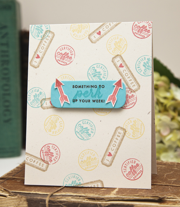 Supplies<br />
<br />
Stamps: Latte Love<br />
Ink: Classic Kraft, Hawaiian Shores, Berry...