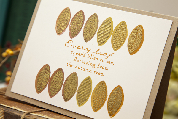 Supplies<br />
<br />
Stamps: Mighty Oak<br />
Ink: Canyon Clay, Versamark<br />
Cardstock:...