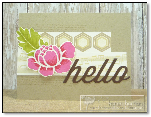 Supplies<br />
All supplies Papertrey Ink unless otherwise noted.<br />
Stamps: Rosie Posie,...