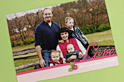 Stamps: Holiday Home<br />
Dies: One Liners, Holly Jolly<br />
Cardstock: Soft Blush (7&quot;x...