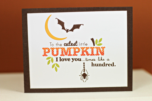 Stamps: Kid Kudos, Polka Dot Parade #8, Spooky Sweets, Spooky Sweets II, Faux Ribbon<br />...