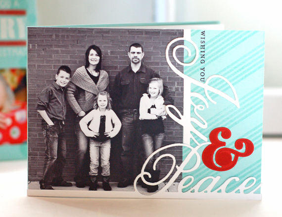 Stamps:  Instant Photo: Holidays, BB: Super Stripes, Grand Ampersand<br />
Ink:  Aqua Mist,...