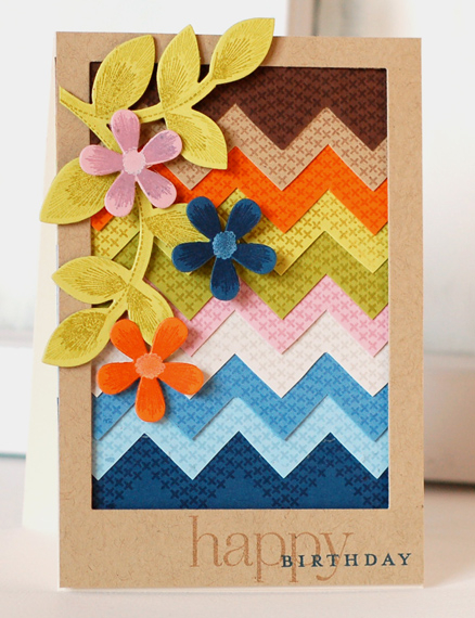 Stamps:  Background Basics: Stitching, Embroidered Blooms<br />
Ink:  Dark Chocolate, Classic...