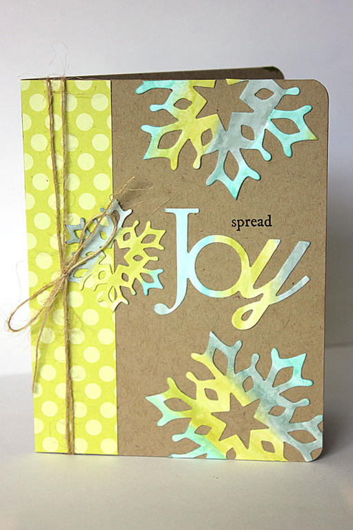 size: 4 1/4&quot; x 5 1/2&quot;<br />
<br />
stamps: Wonderful Words: Joy<br />
<br />
ink:...