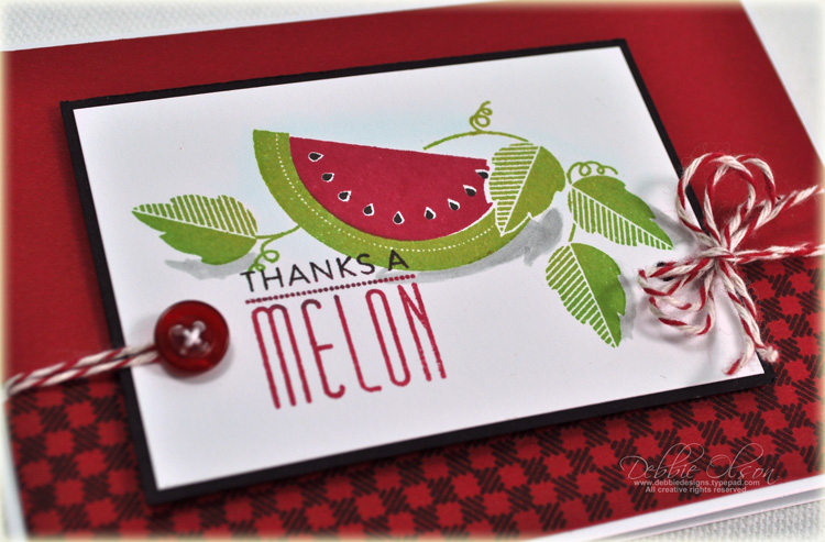 Stamps: Scent-imentals, Background Basics: Stitching<br />
Cardstock: Stampers Select White,...