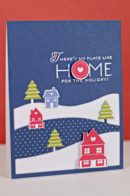 Stamps: Holiday Home<br />
Cardstock: Enchanted Evening, Stamper&#039;s Select White<br />...