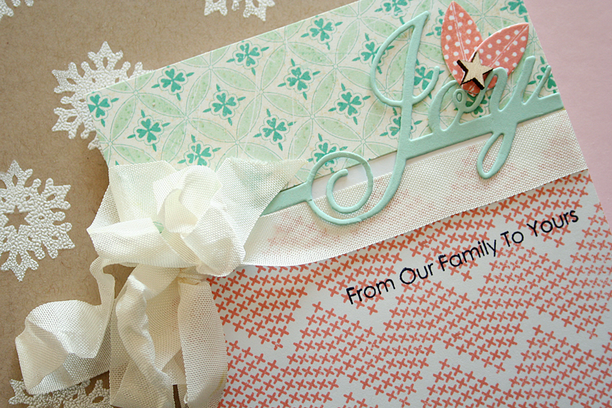 STAMPS: Mighty Oak, Holiday Cheer<br />
INK: Melon Berry, True Black<br />
PAPER: white and...