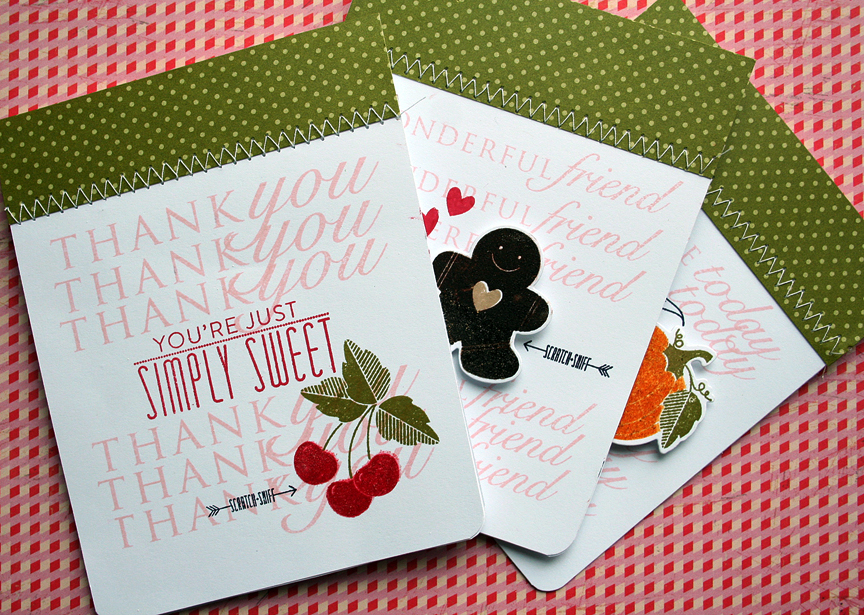 STAMPS: Scent-imentals, Think Big Favorites #4<br />
INK: Sweet Blush, Pure Poppy, True Black,...