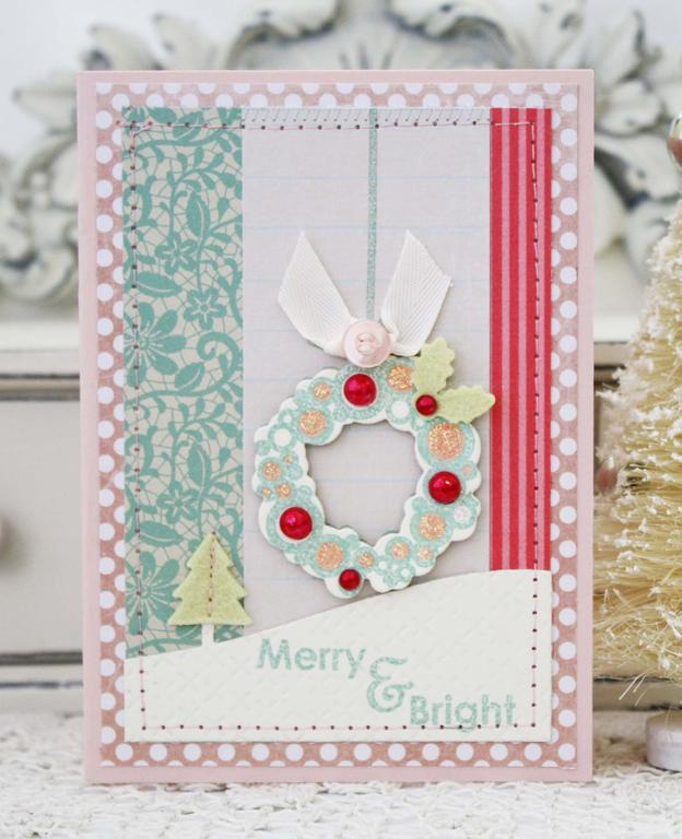 Papertrey Ink Supplies Used:<br />
Stamps:<br />
Holiday Cheer<br />
Ink:<br />
Aqua Mist<br...