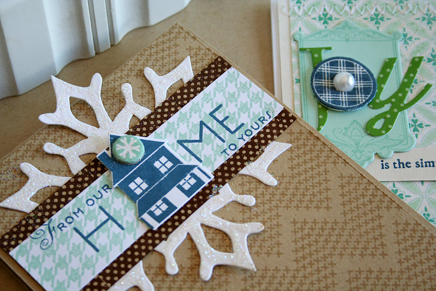 STAMPS: Holiday Home, Background Basics: Stitching, Bitty Background Blocks II<br />
INK:...