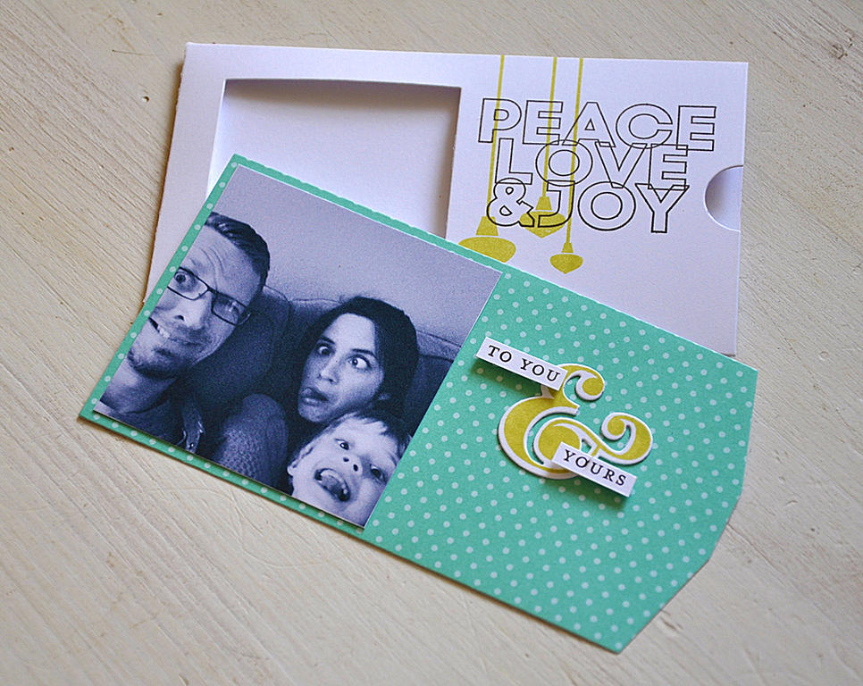 Peace Love &amp; Joy Pocket Card Inside