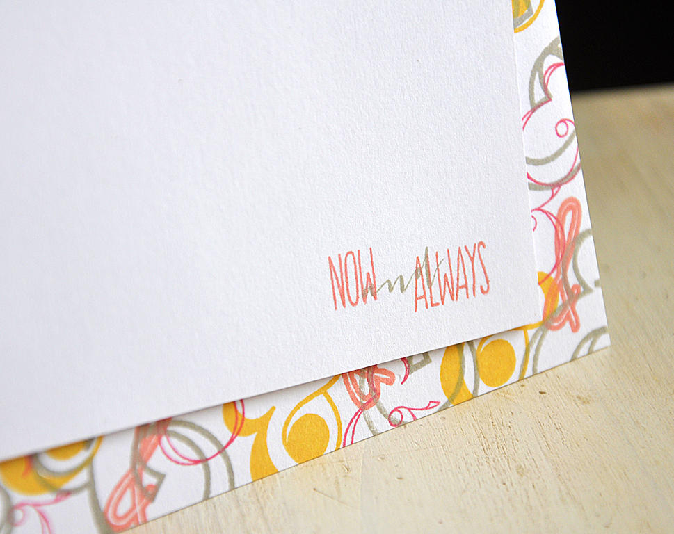 Now and Always Card Detail