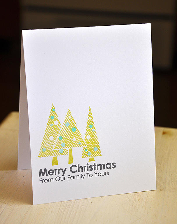 Merry Christmas From Our Family To Yours Card