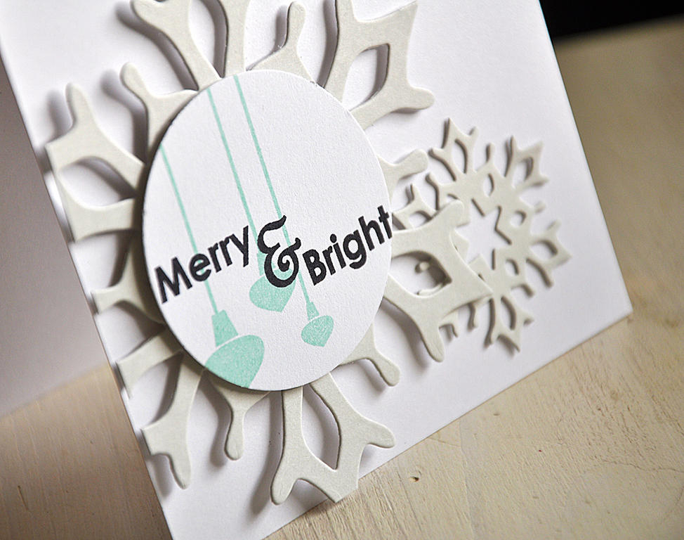Merry &amp; Bright Card Detail