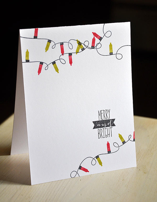 Merry and Bright Lights Card
