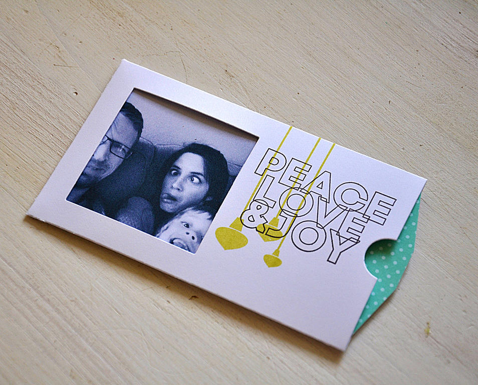 Peace Love &amp; Joy Pocket Card