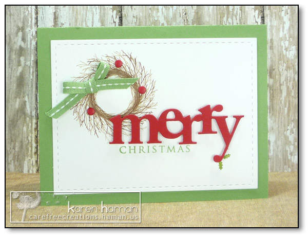 Supplies<br />
Stamps: Wreath for All Season, Places Please (PTI);<br />
Ink/Card Stock: Wild...