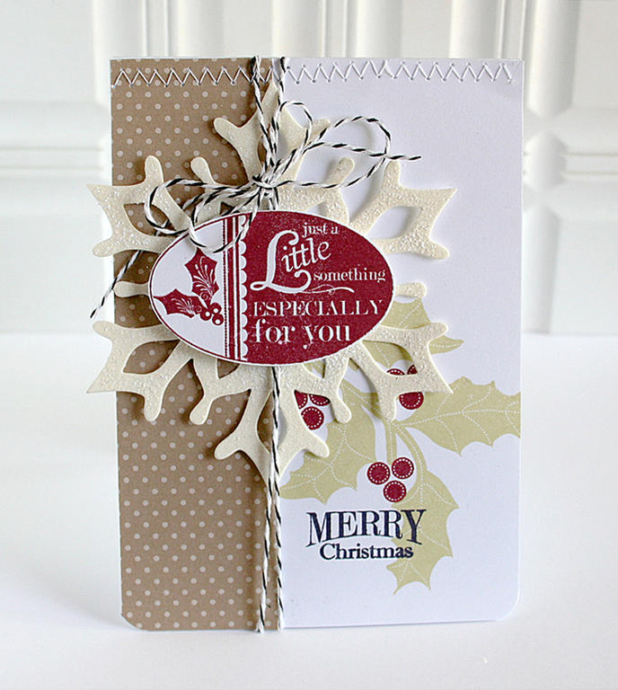 STAMPS: 2013 Holiday Tags, Mistletoe &amp; Holly<br />
INK: Spring Moss, Scarlet Jewel, True...