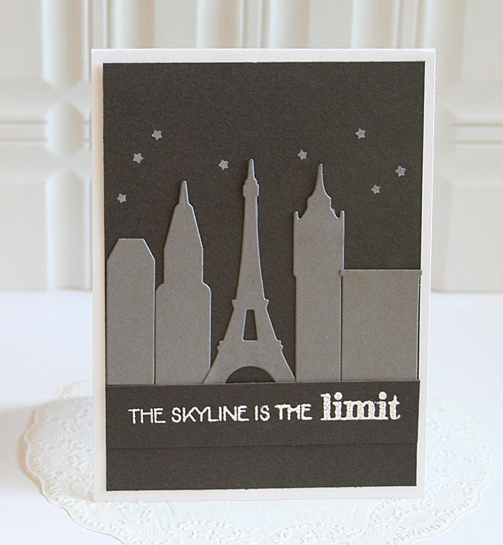 STAMPS: City Scene, City Scene Sentiments<br />
INK: Fresh Snow, Versamark<br />
PAPER: gray,...