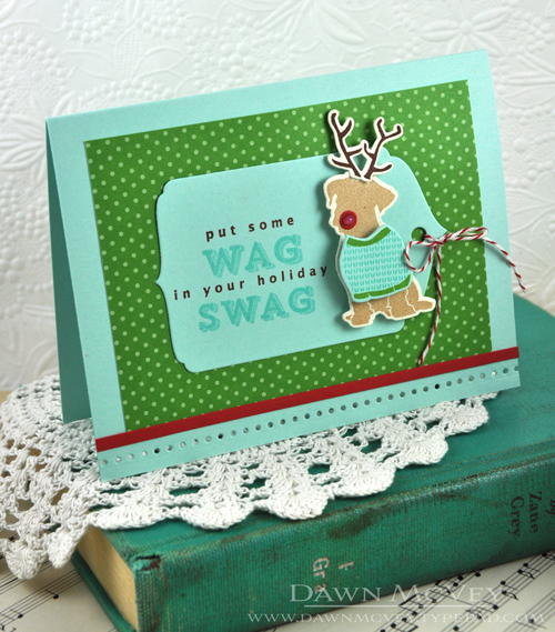 Paper: rustic cream, aqua mist, pure poppy, new leaf bitty dot<br />
Stamps: Come All Ye...