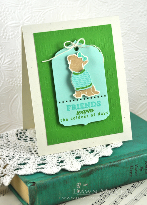 Paper: rustic cream, aqua mist, new leaf bitty dot<br />
Stamps: Come All Ye Faithful &amp;...