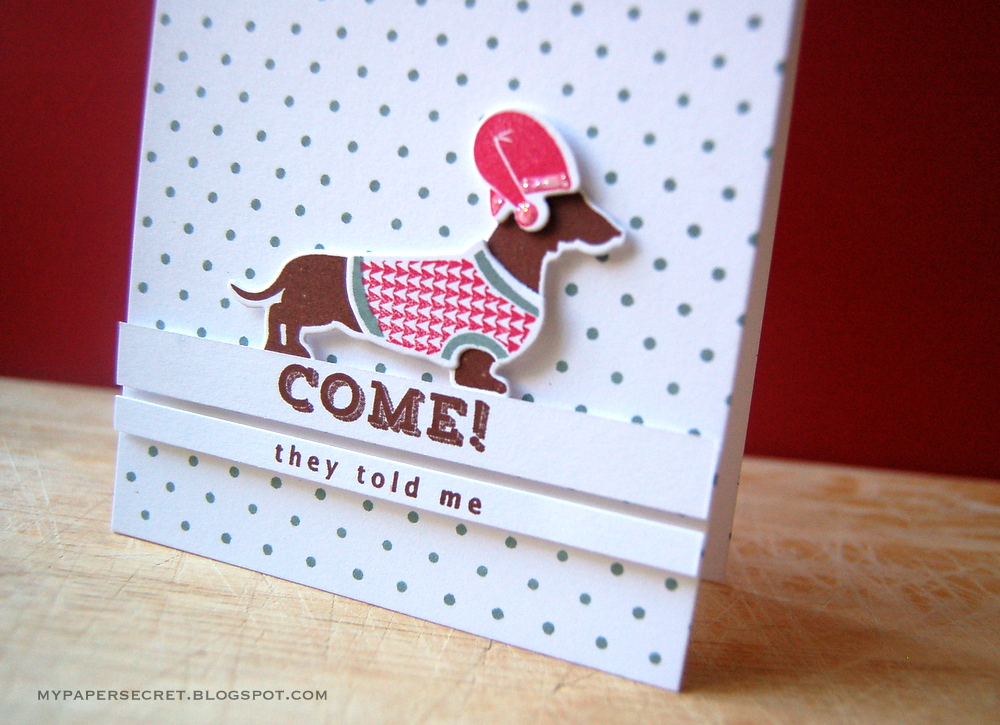 Cardstock: white<br />
Stamps: Come All Ye Faithful, Polka Dot Basics<br />
Ink: ocean tides,...