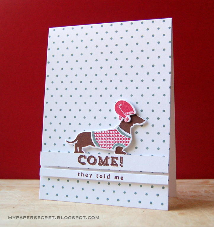 Cardstock: white<br />
Stamps: Come All Ye Faithful, Polka Dot Basics<br />
Ink: ocean tides,...