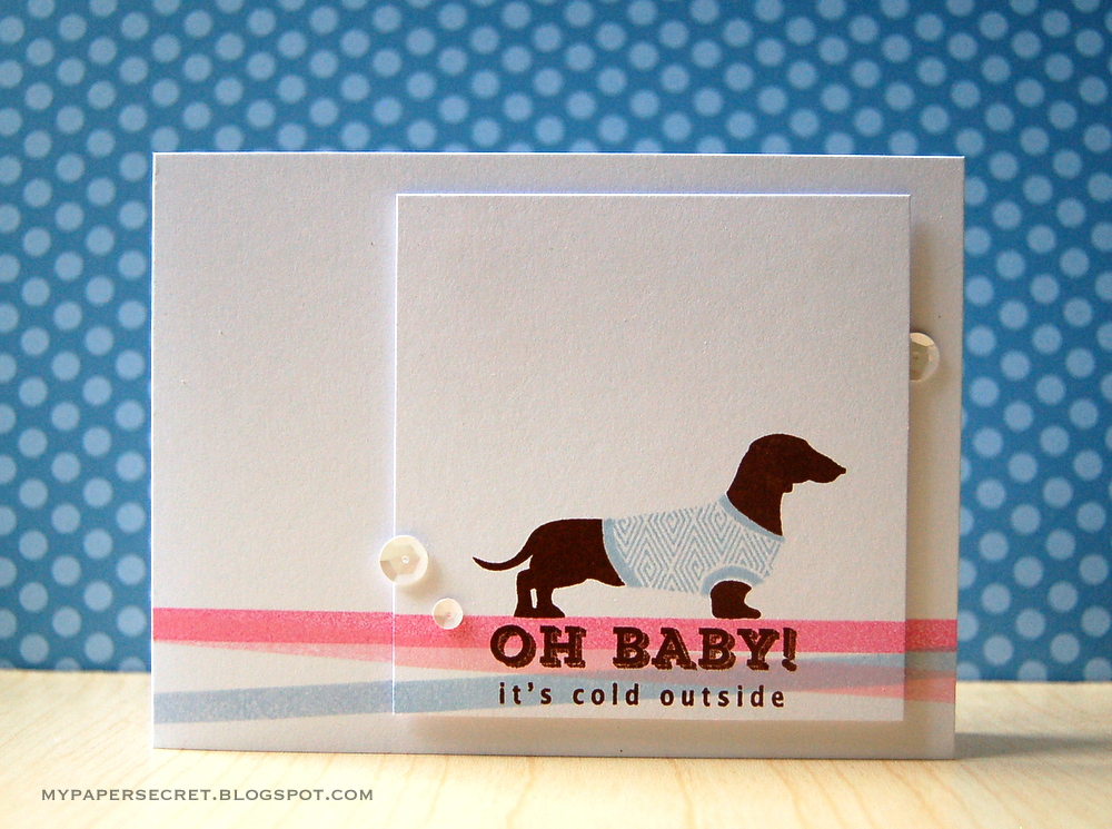Cardstock: white<br />
Stamps: Come All Ye Faithful, Background Basics: Super Stripes<br />...