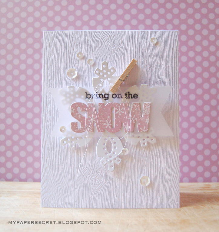 Cardstock: white, Simon Says Stamp (woodgrain cardstock)<br />
Specialty paper: Paper Studio...
