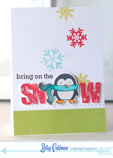 stamps:  wonderful words: snow, tremendous treats: christmas, snowflake medley<br />
ink:...