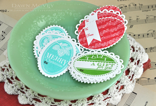 Paper: adhesive sheets<br />
Stamps: 2013 Holiday Tags<br />
Ink: pure poppy, new leaf,...