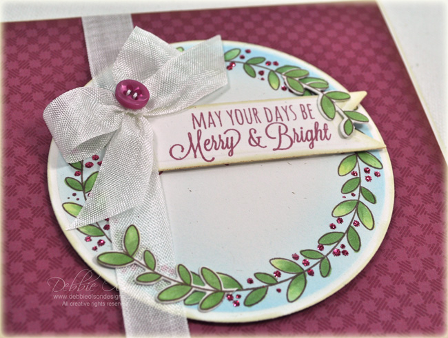 Stamps: Rustic Wreath, Background Basics: Stitching<br />
Cardstock: Rustic White, Autumn...