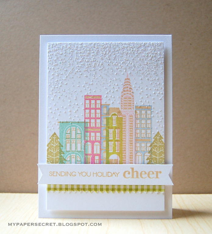 Cardstock: vintage cream<br />
Patterned paper: Lily Bee Designs (Double Dutch 6x6 pad)<br />...