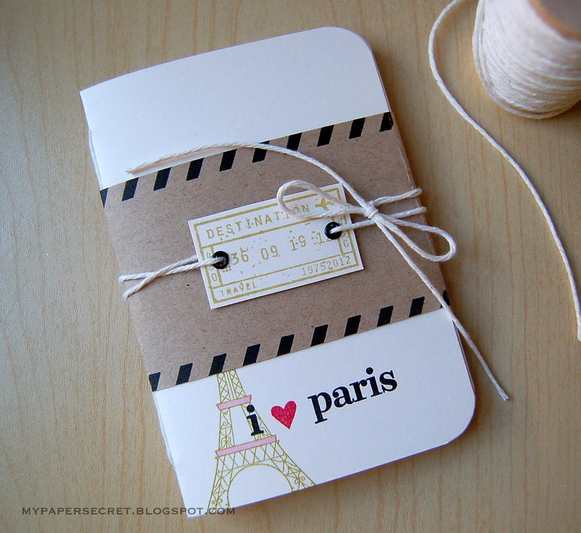 Cardstock: vintage cream, kraft<br />
Stamps: City Scene, Destination, Postmarks<br />
Ink:...