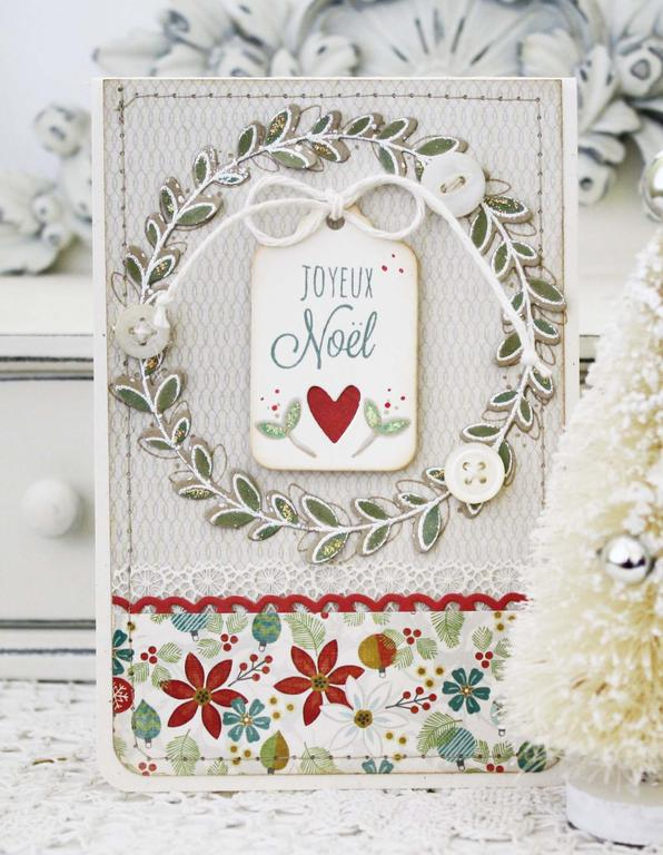 Papertrey Ink Supplies Used:<br />
Stamps:<br />
Rustic Wreath<br />
Ink:<br />
Classic...